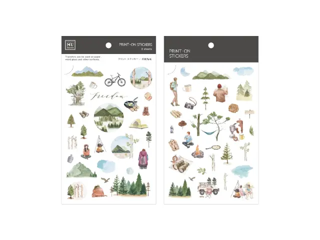 MU Print-On Transfer Stickers 264 - Outdoor Life
