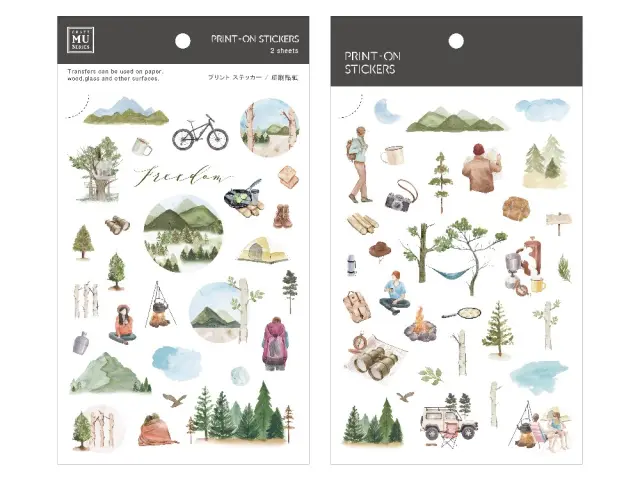 MU Print-On Transfer Stickers 264 - Outdoor Life