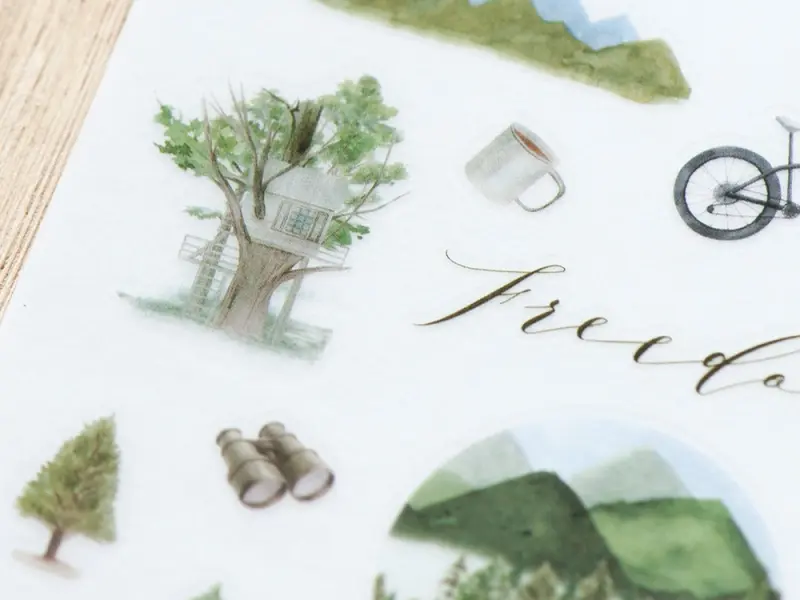 MU Print-On Transfer Stickers 264 - Outdoor Life