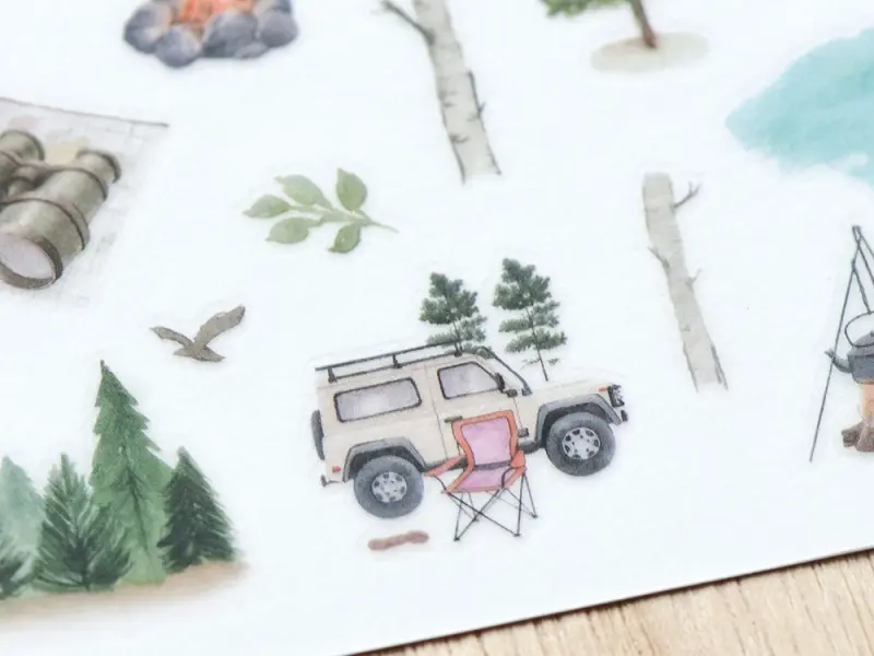 MU Print-On Transfer Stickers 264 - Outdoor Life