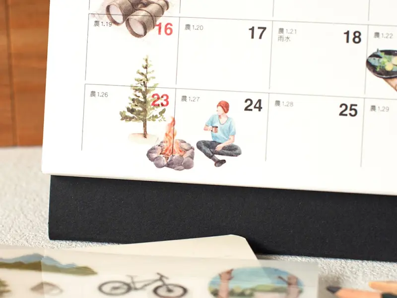 MU Print-On Transfer Stickers 264 - Outdoor Life