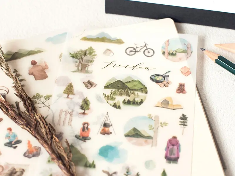MU Print-On Transfer Stickers 264 - Outdoor Life
