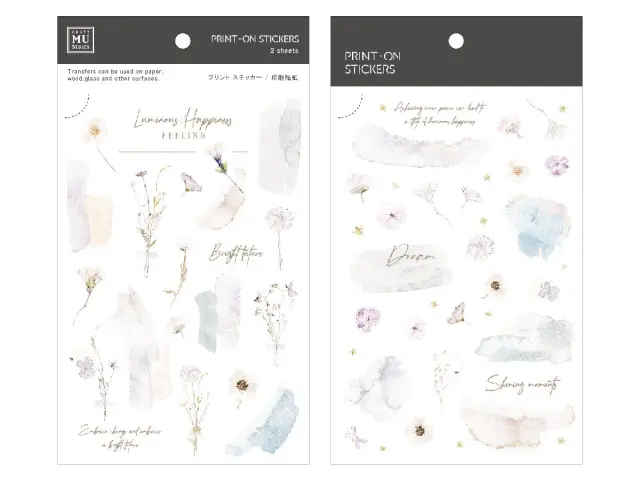 MU Print-On Transfer Stickers 265 - Luminous Happiness