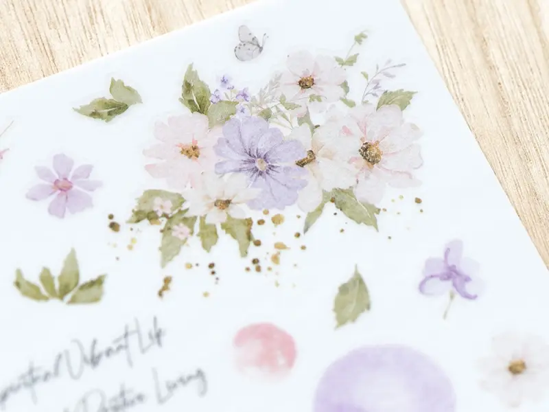 MU Print-On Transfer Stickers 266 - Secret Garden