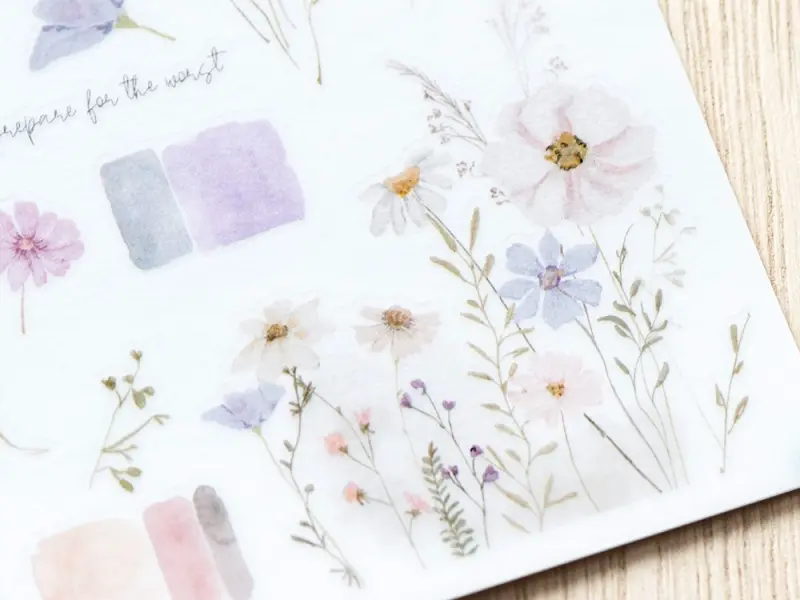 MU Print-On Transfer Stickers 266 - Secret Garden