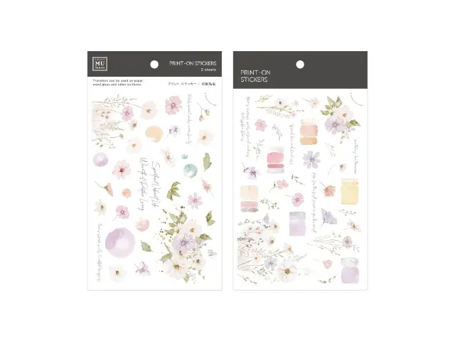 MU Print-On Transfer Stickers 266 - Secret Garden