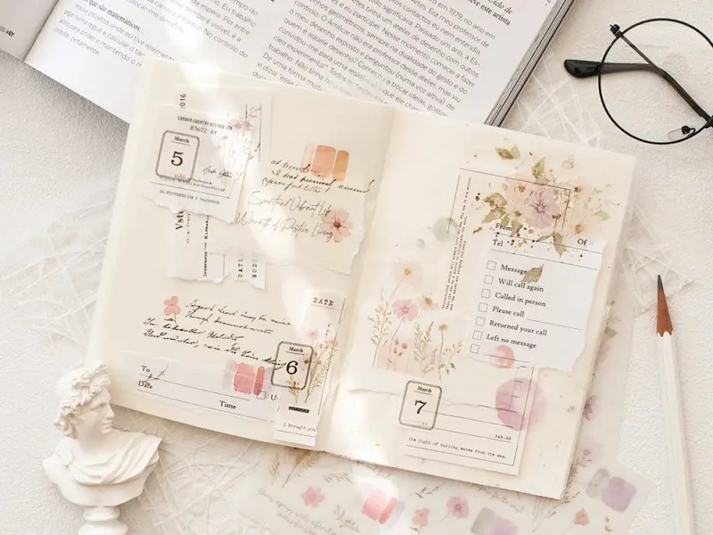 MU Print-On Transfer Stickers 266 - Secret Garden