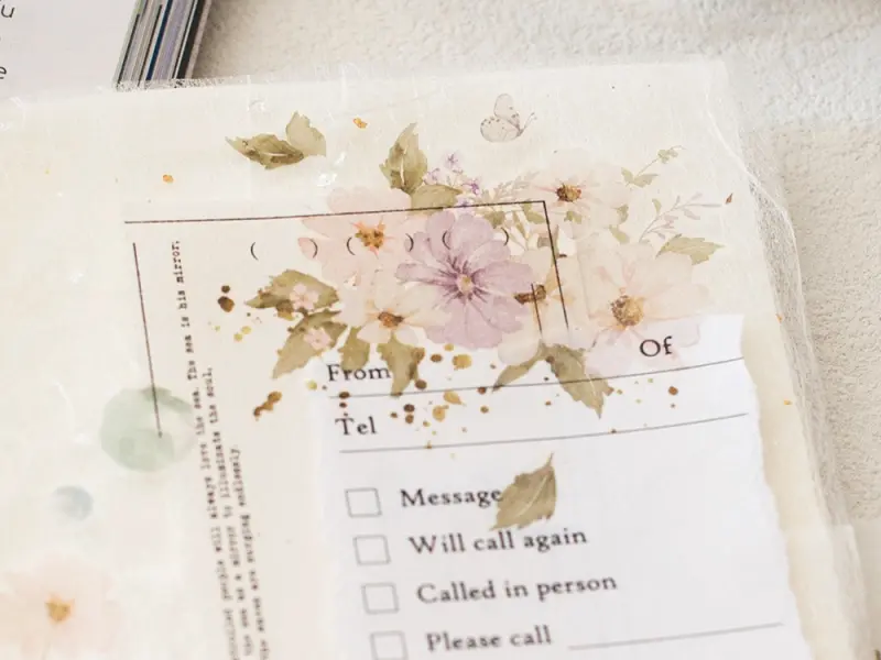MU Print-On Transfer Stickers 266 - Secret Garden