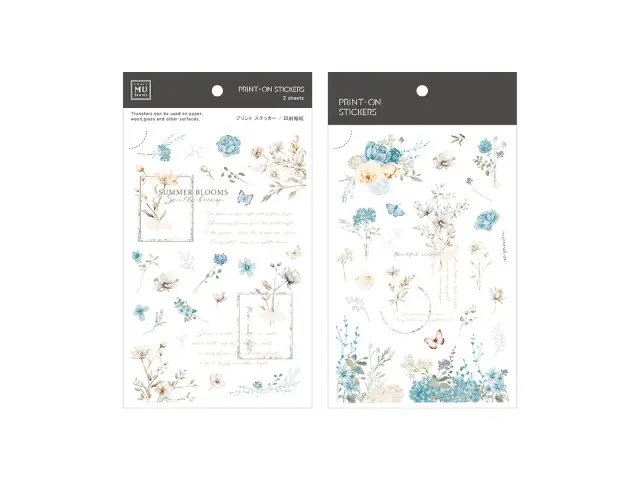MU Print-On Transfer Stickers 268 - Summer Blooms