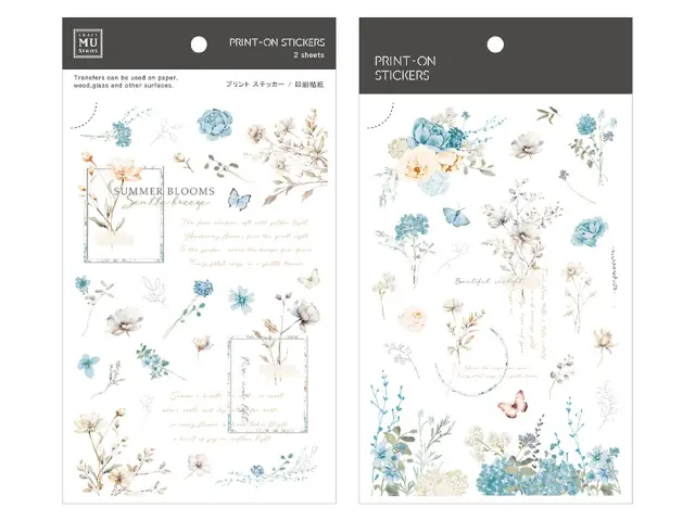 MU Print-On Transfer Stickers 268 - Summer Blooms