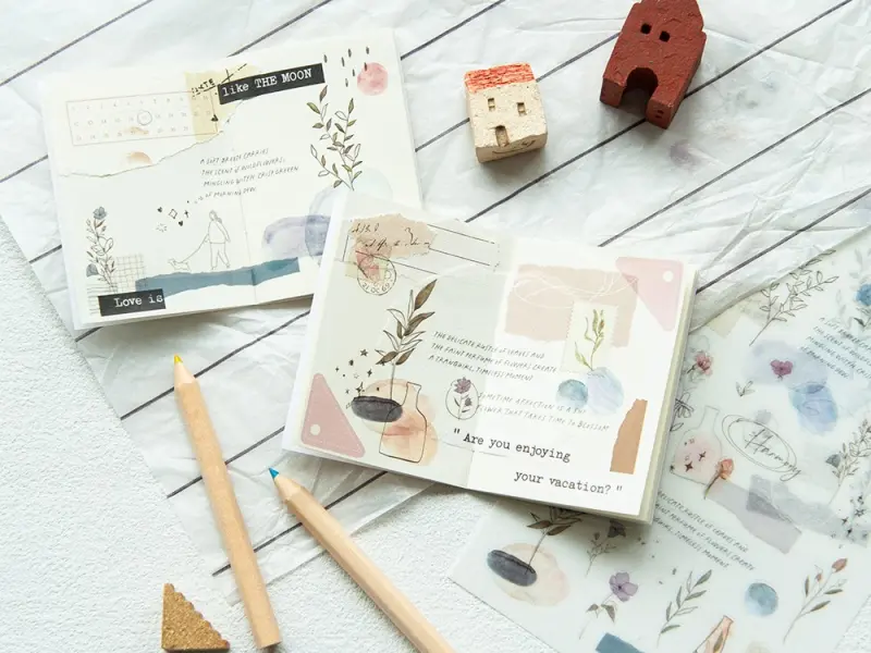 MU Print-On Transfer Stickers 269 - Watercolor Botanical