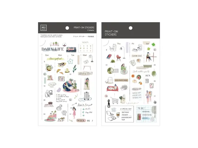 MU Print-On Transfer Stickers  - 1271