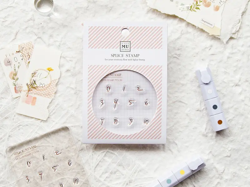 MU Clear Stamp Set Icon Numbers 034-036