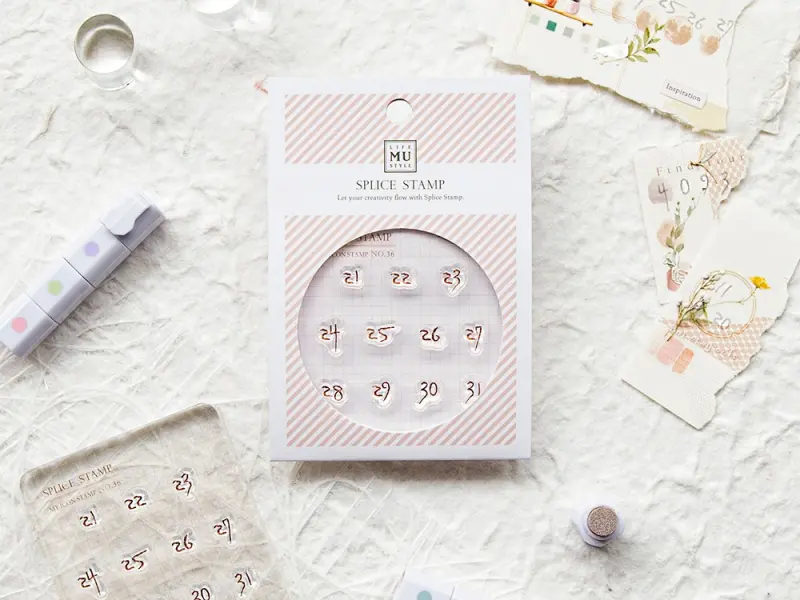 MU Clear Stamp Set Icon Numbers 034-036