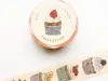 Cozyca x Midori Asano Foil-Stamped Masking Tape - Three O'Clock