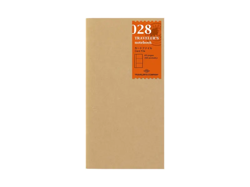 Traveler's Notebook Refill 028 Card File