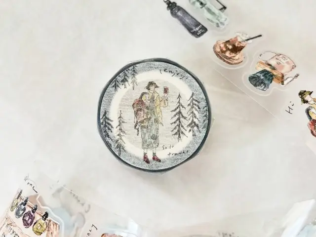 Pion Glossy PET Tape Kiss-Cut - Solo Travel