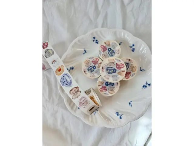 Pion Washi Tape Kiss-Cut - Afternoon Tea
