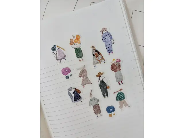 Pion Washi Tape Kiss-Cut - Artsy Girl