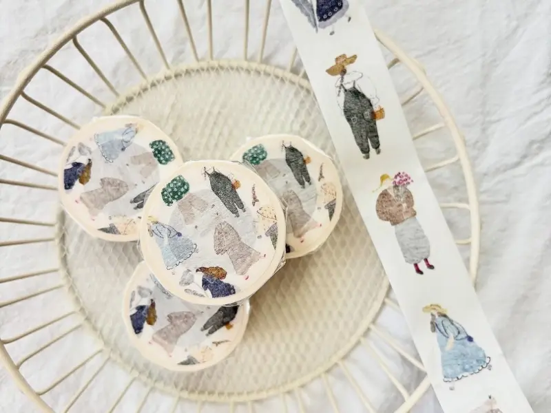 Pion Washi Tape Kiss-Cut - Artsy Girl