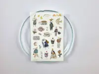 Pion Washi Stickers 1 Sheet - Artsy