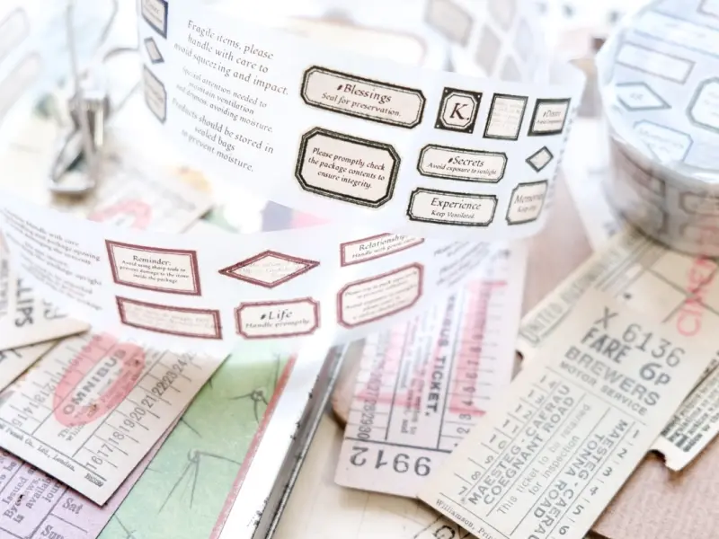 Stationery Instinct Matte PET Tape - Label 2