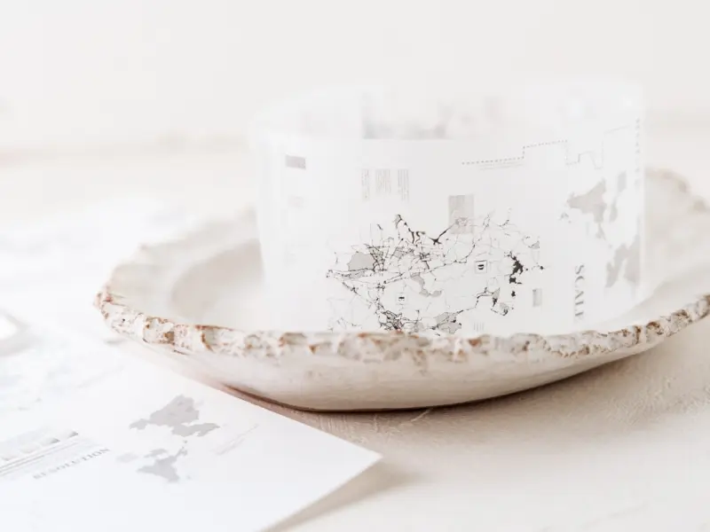 Stationery Instinct Matte PET Tape - Map