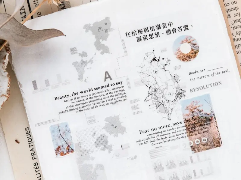 Stationery Instinct Matte PET Tape - Map