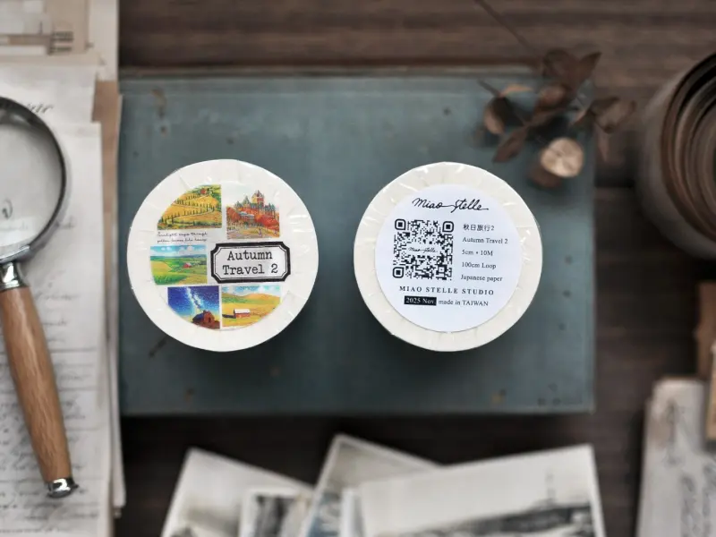 Miaostelle Washi Tape - Autumn Travel 2