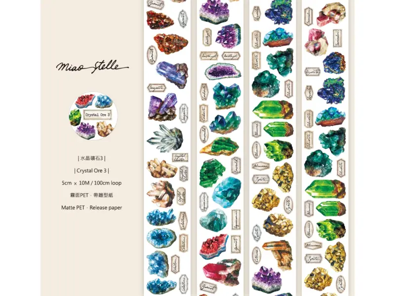 Miaostelle Matte PET Tape - Crystal Ore 3