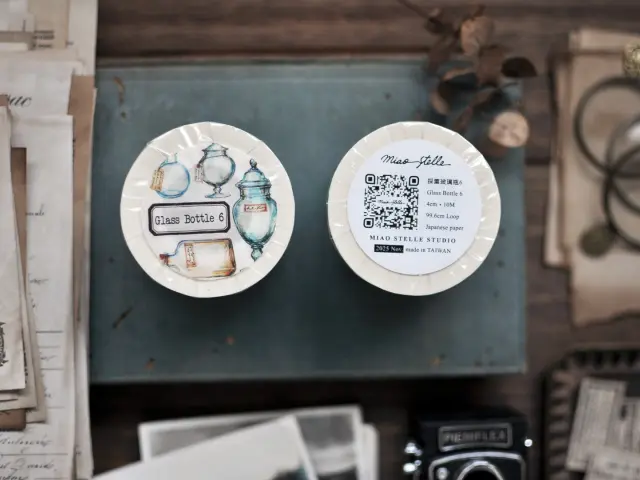 Miaostelle Washi Tape - Glass Bottle 6