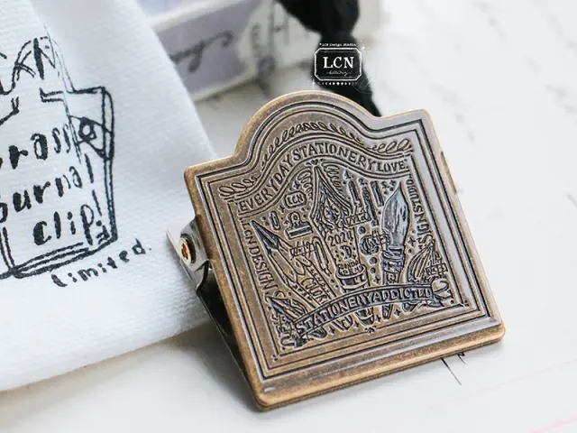 LCN Brass Journal Clip Limited Edition