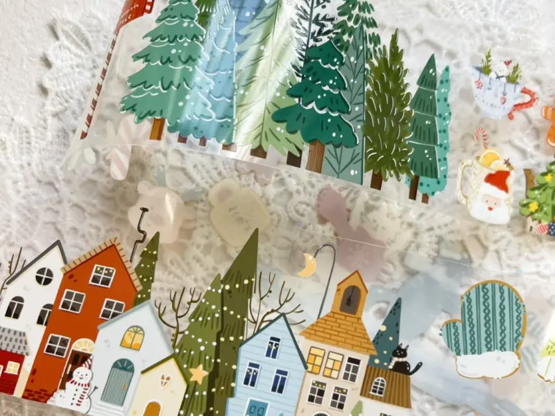 Xiami Original PET Tape Winter Elements - Christmas Cat