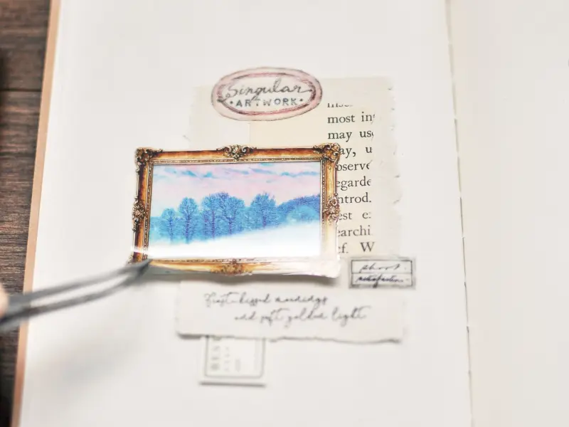 Miaostelle Glossy PET Tape - Vintage Picture Frame