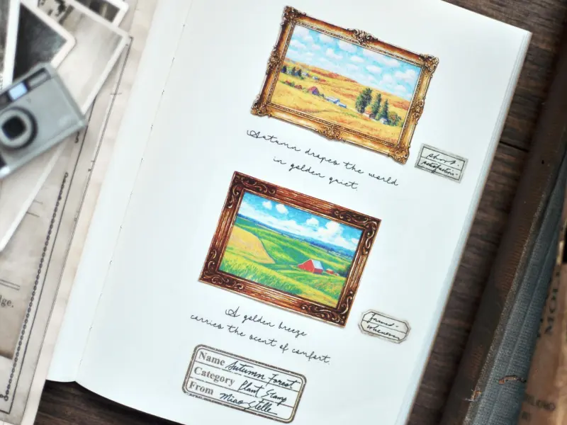 Miaostelle Glossy PET Tape - Vintage Picture Frame