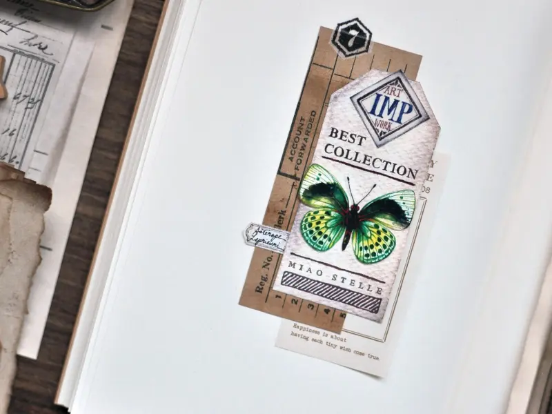 Miaostelle Washi Tape - Vintage Label 5