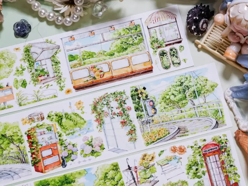 Shine PET Tape Sample - Light Fragments