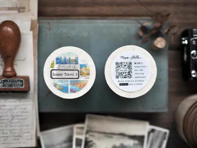 Miaostelle Washi Tape - Summer Travel 2