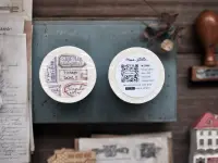 Miaostelle Washi Tape - Vintage Label 5