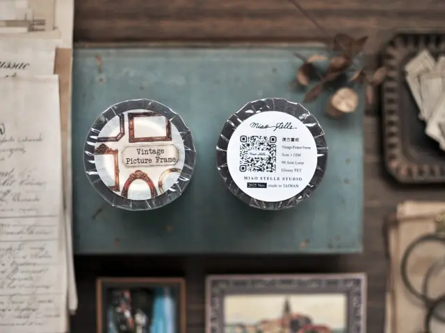 Miaostelle Glossy PET Tape - Vintage Picture Frame