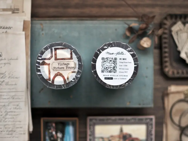 Miaostelle Glossy PET Tape - Vintage Picture Frame