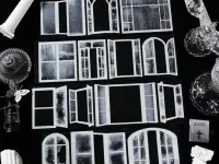 Wines PET Tape Sample - Snow WIndow