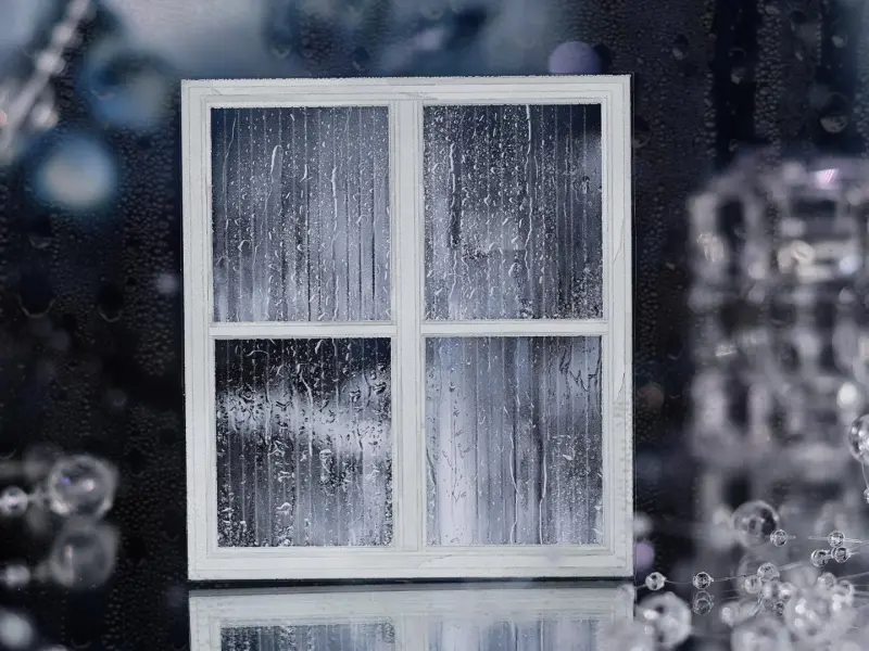 Wines PET Tape Sample - Snow WIndow