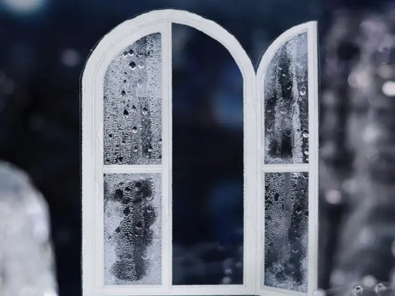 Wines PET Tape Sample - Snow WIndow