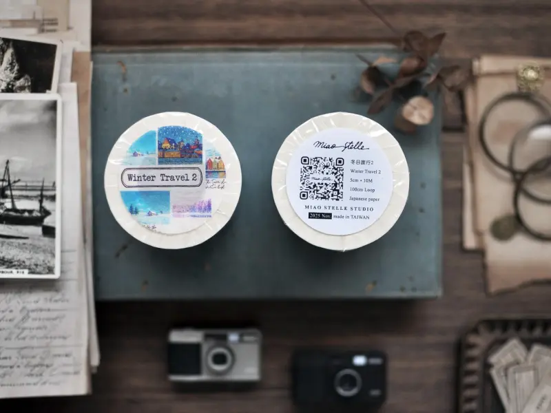 Miaostelle Washi Tape - Winter Travel 2