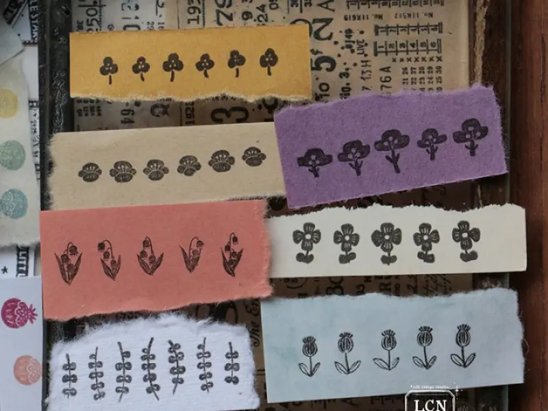 LCN Clear Stamp - Trees And Flowers