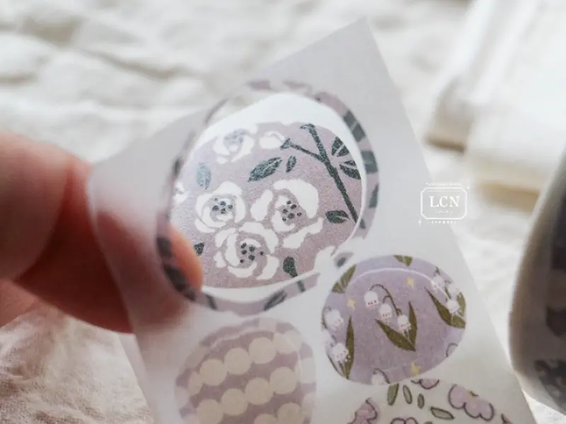 Pre-Order Lin Chia Ning Kiss-Cut Washi Tape - Gobblestone