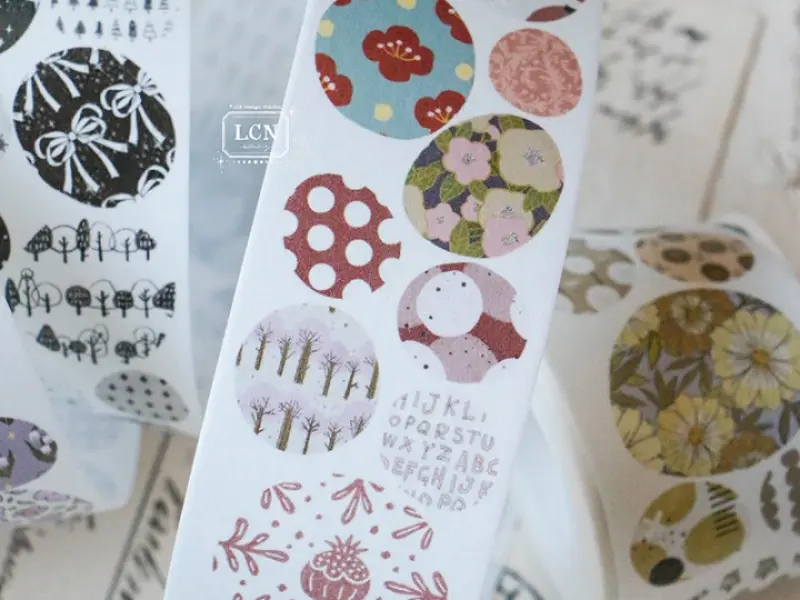 Pre-Order Lin Chia Ning Kiss-Cut Washi Tape - Gobblestone
