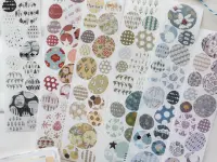 Lin Chia Ning Kiss-Cut Washi Tape - Gobblestone