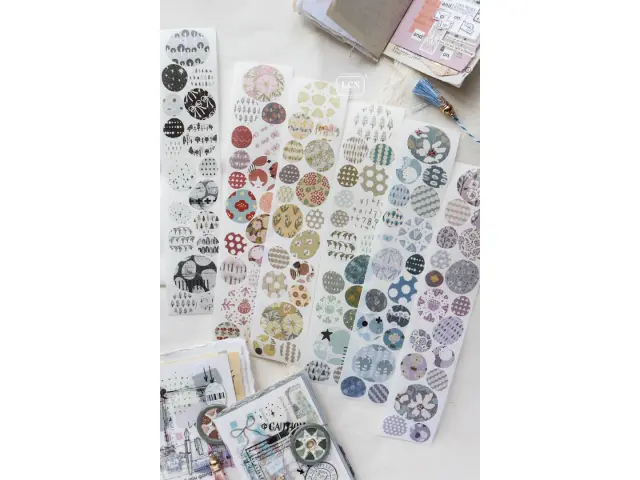 Pre-Order Lin Chia Ning Kiss-Cut Washi Tape - Gobblestone
